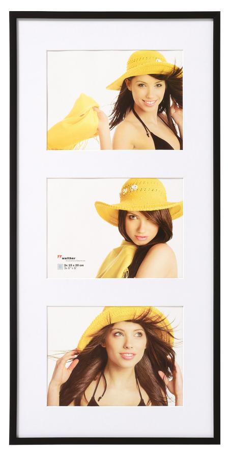 New Lifestyle Multirám Cierna - 3 Obrazy (15x20 cm)