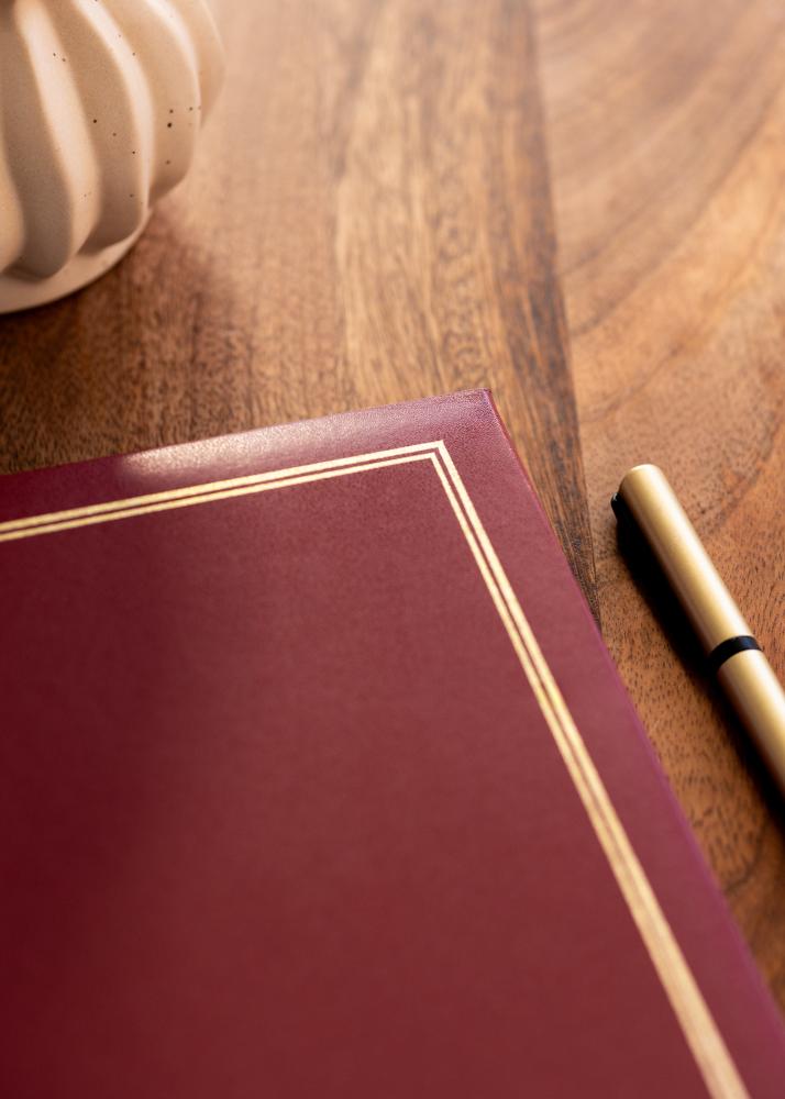 Classico Album Cervená - 30x33 cm (100 Biele Strany / 50 listov)