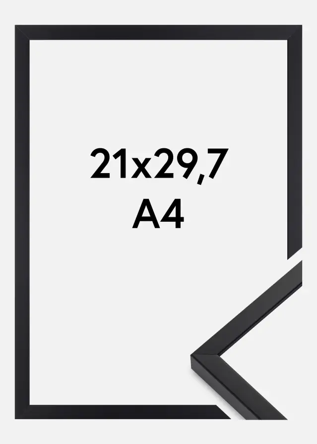 Rám E-Line Akrylové sklo Cierna 21x29,7 cm (A4)