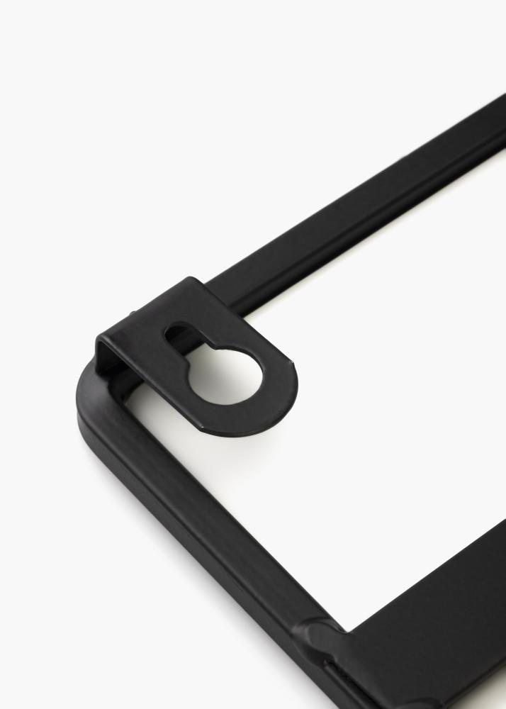 KAILA Zrkadlo s polica - Cierna 31x60 cm