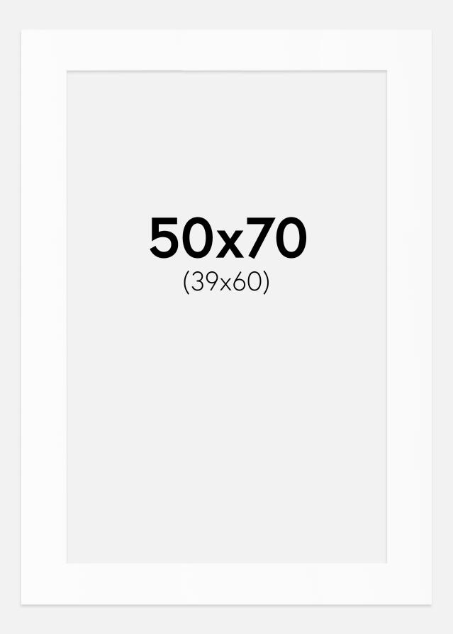 Pasparta Biely Štandard (Biele Jadro) 50x70 cm (39x60)