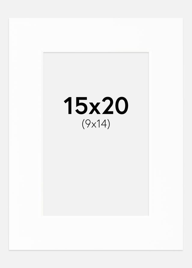 Pasparta Canson Biela Biely stred 15x20 cm (9x14)