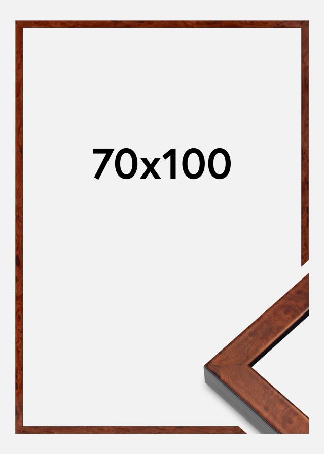 Rám Hermes Akrylové sklo Burr Walnut 70x100 cm