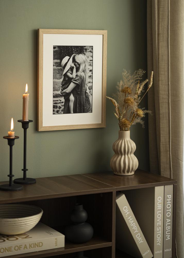 Pasparta Biela Cierny stred 24x30 cm (17x23 cm)