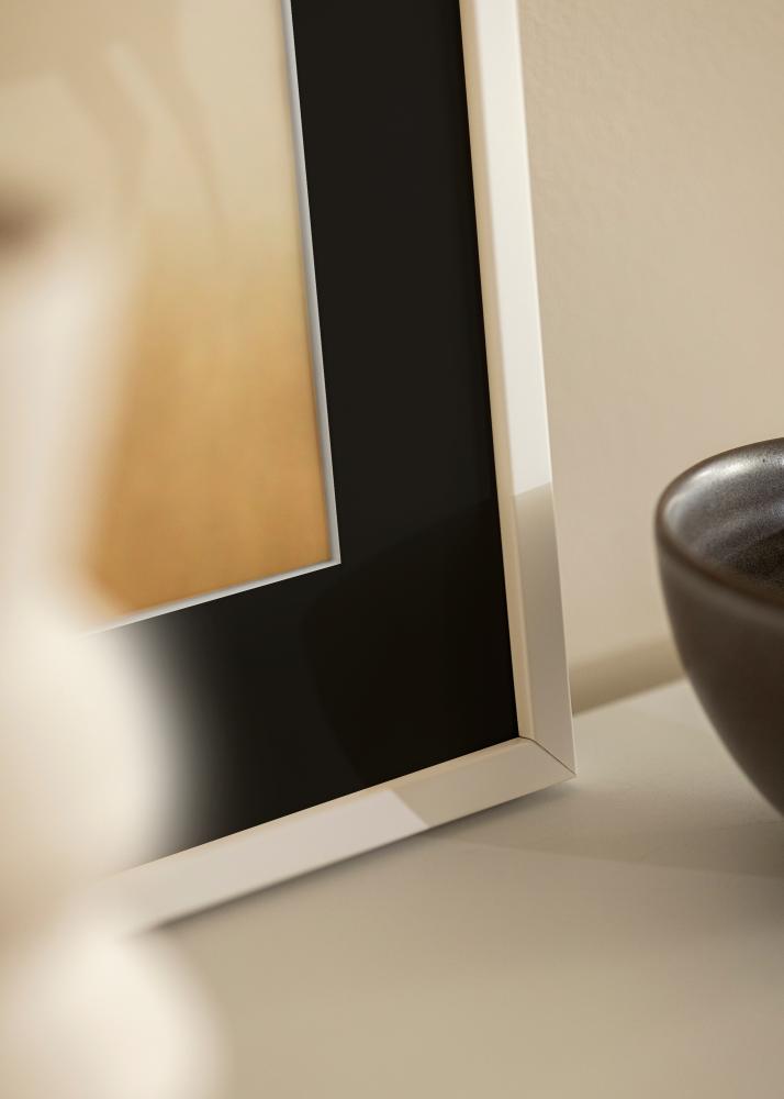 Rám E-Line Biela 30x40 cm - Pasparta Cierna 21x29,7 cm (A4)