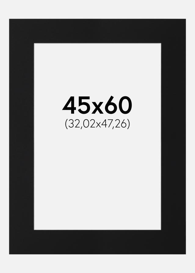 Pasparta Čierny Štandard (Biele Jadro) 45x60 cm (32,02x47,26)
