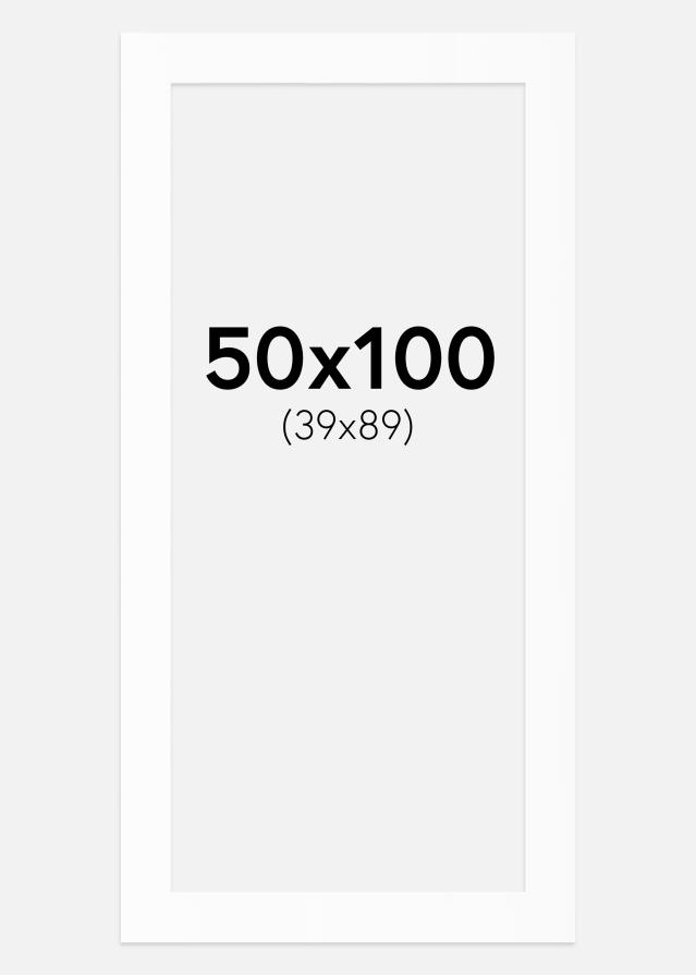 Pasparta Biely Štandard (Biele Jadro) 50x100 cm (39x89)