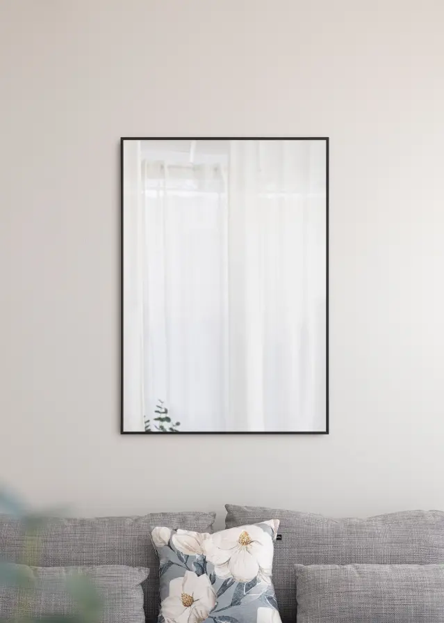 Zrkadlo Chicago Cierny matný 71x101 cm