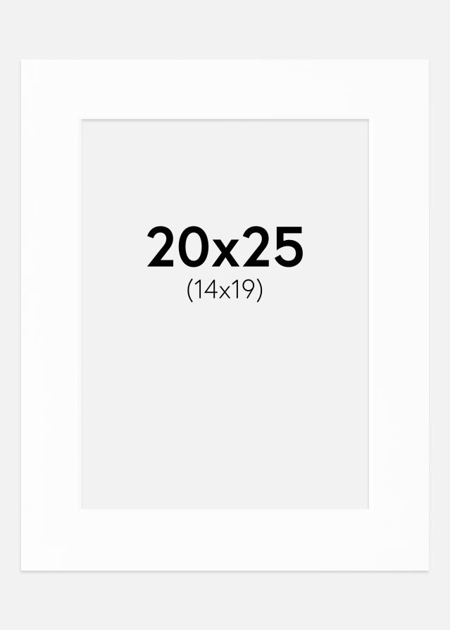 Pasparta Canson Biela Biely stred 20x25 cm (14x19)