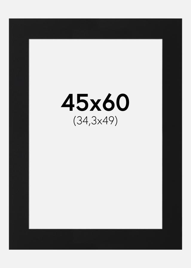 Pasparta Čierny Štandard (Biele Jadro) 45x60 cm (34,3x49)