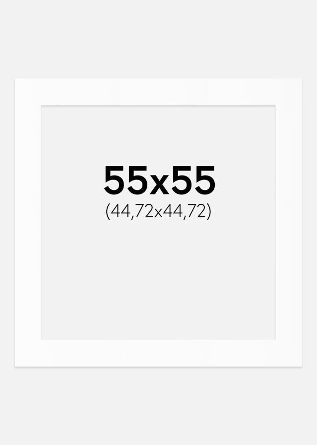 Pasparta Biely Štandard (Biele Jadro) 55x55 cm (44,72x44,72)