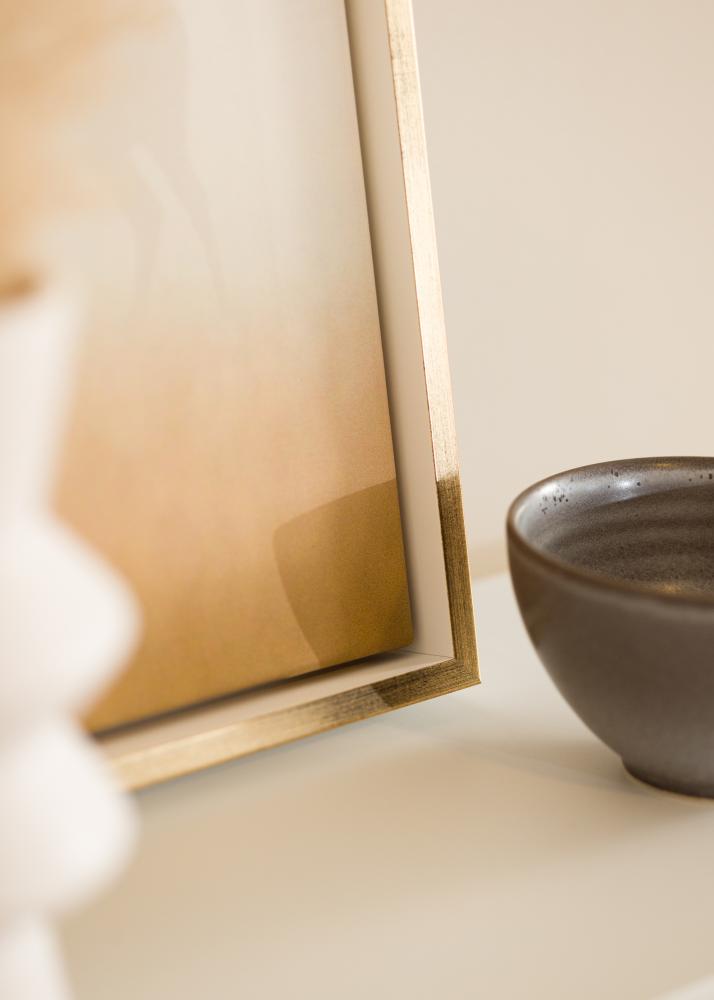 Rám Ra Rám pre obraz na plátne Biela/Zlatá - Lubovolný rozmer