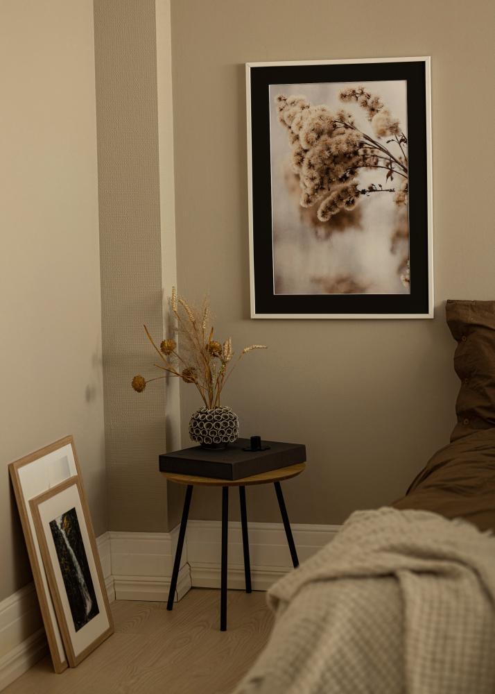 Rám E-Line Biela 30x40 cm - Pasparta Cierna 21x29,7 cm (A4)