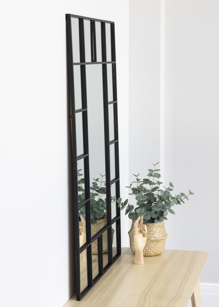 KAILA Zrkadlo Window - Cierna 80x120 cm