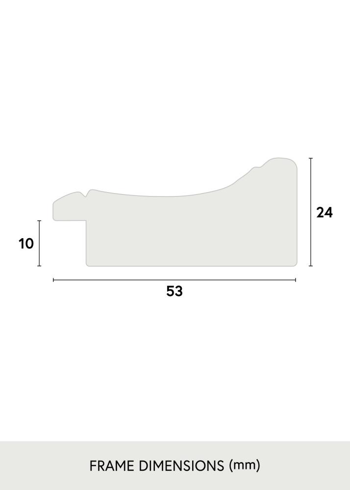 Rám Roxen Zlatá Strakatý - Lubovolný rozmer