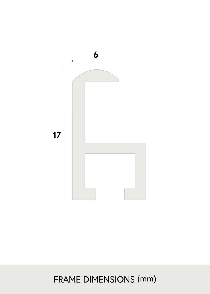 Rám Visby Akrylové sklo Cierna 70x100 cm
