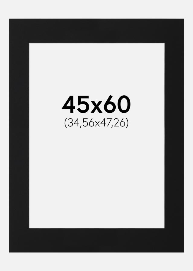Pasparta Čierny Štandard (Biele Jadro) 45x60 cm (34,56x47,26)
