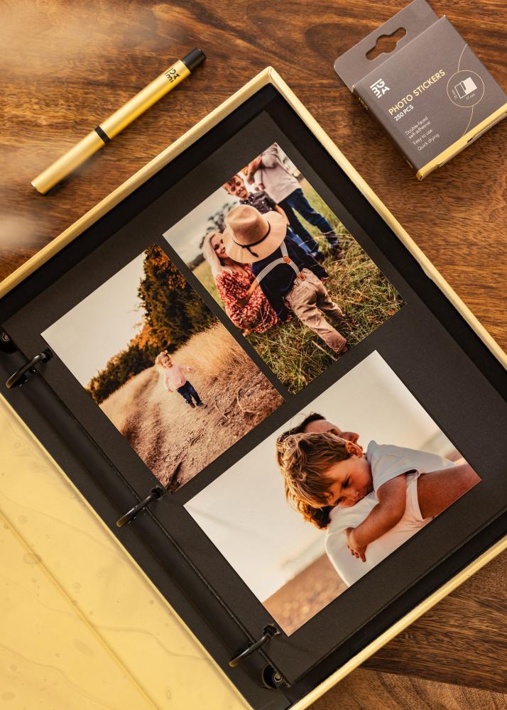 KAILA HI LITTLE ONE Yellow - Coffee Table Photo Album (60 Cierna Stránky)