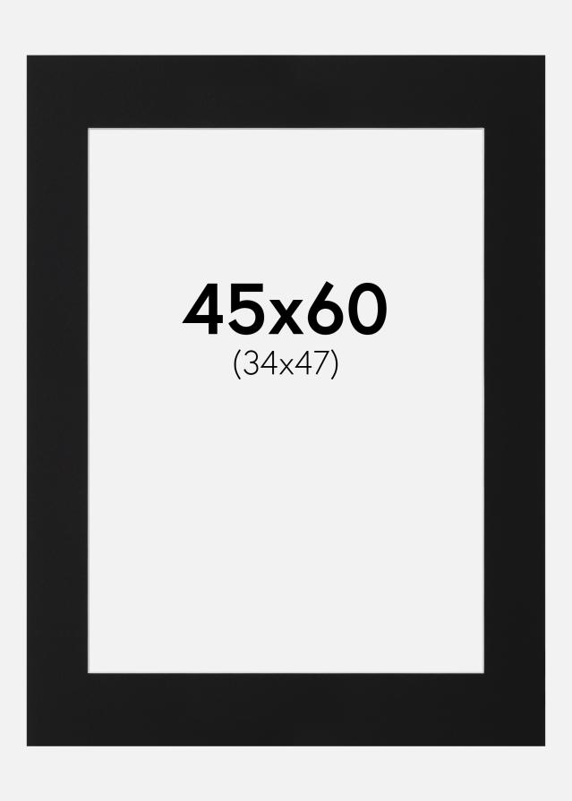 Pasparta Čierny Štandard (Biele Jadro) 45x60 cm (34x47)