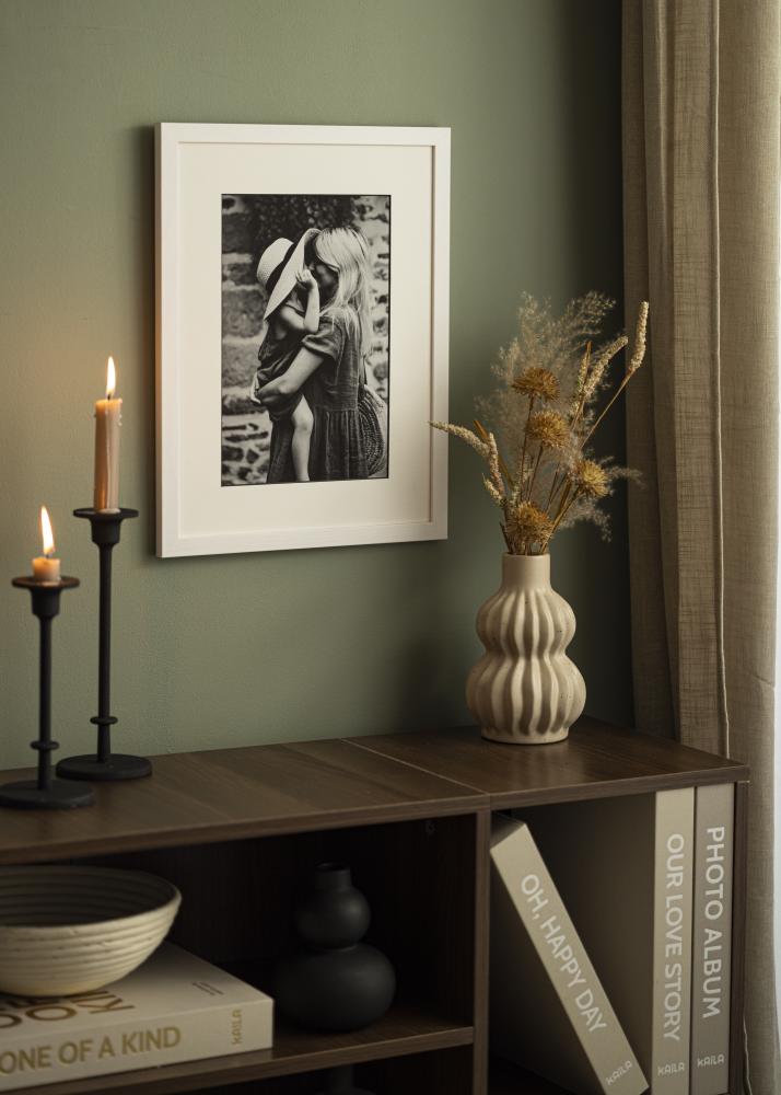 Pasparta Biela Cierny stred 24x30 cm (17x23 cm)