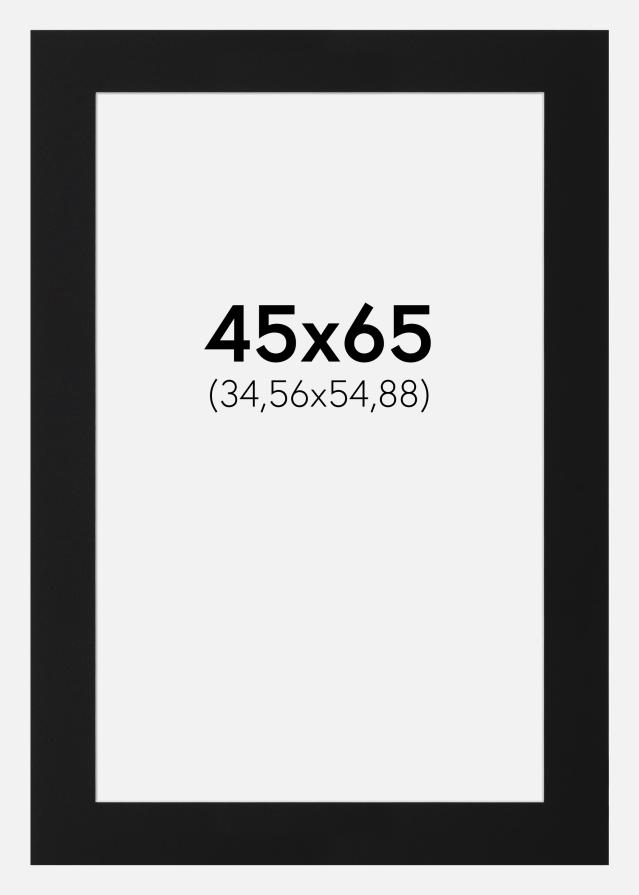 Pasparta Čierny Štandard (Biele Jadro) 45x65 cm (34,56x54,88)