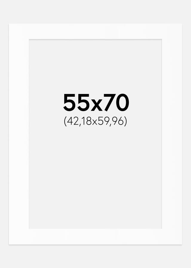 Pasparta Biely Štandard (Biele Jadro) 55x70 cm (42,18x59,96)
