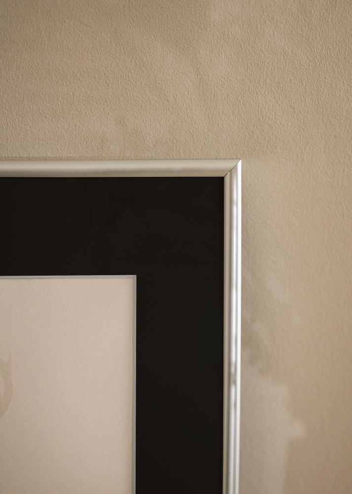 Rám Victoria Strieborná 70x100 cm - Pasparta Cierna 62x93 cm