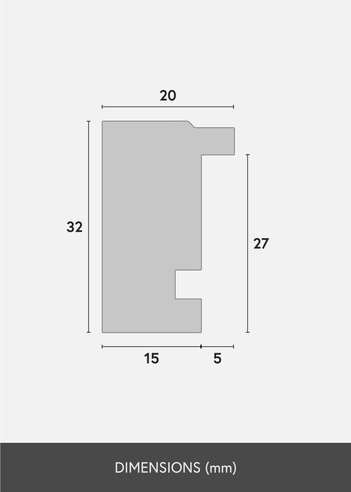 Rám Diana Akrylové sklo Cervená 45x60 cm