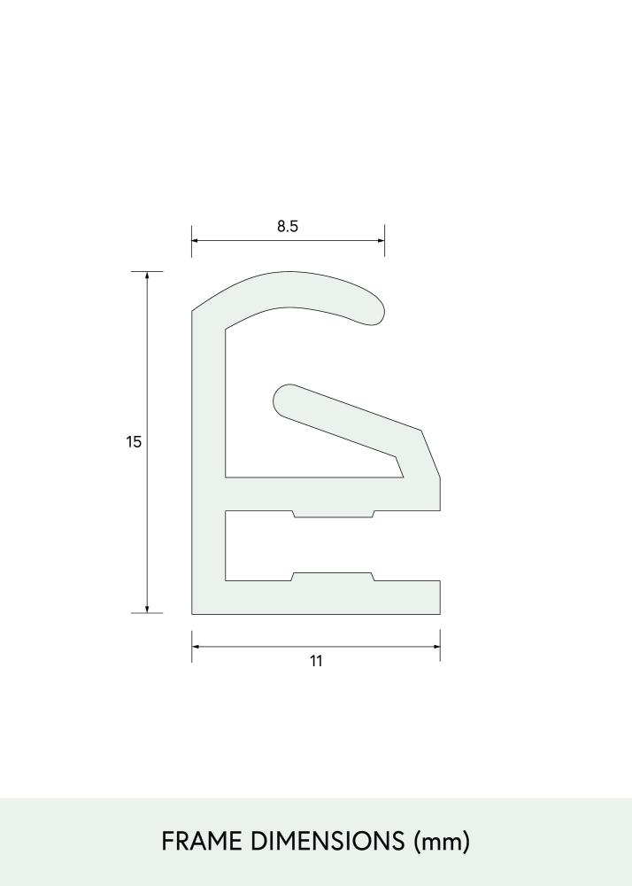 Rám na puzzle Čierna 70x100 cm