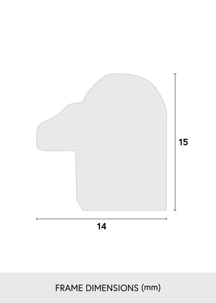 Rám Jazz Strieborná - Lubovolný rozmer