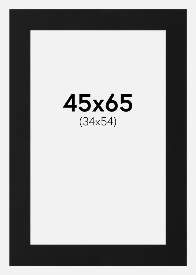 Pasparta Čierny Štandard (Biele Jadro) 45x65 cm (34x54)