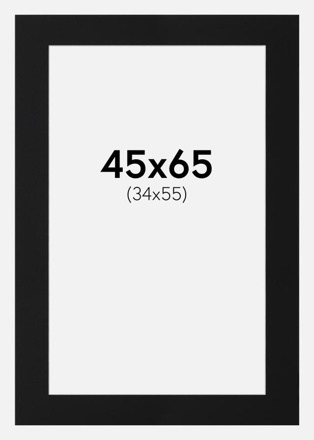 Pasparta Čierny Štandard (Biele Jadro) 45x65 cm (34x55)