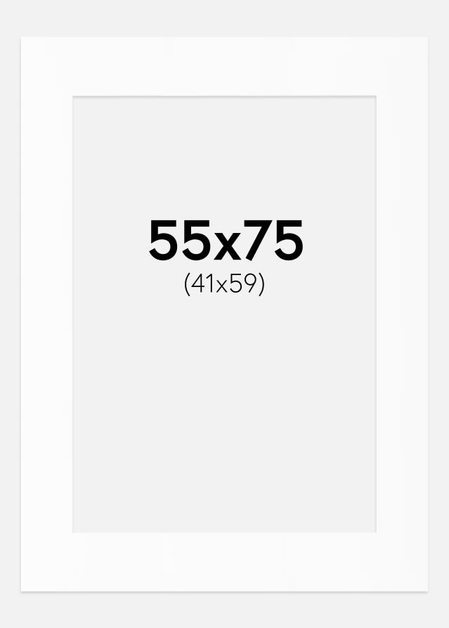 Pasparta Biely Štandard (Biele Jadro) 55x75 cm (41x59)