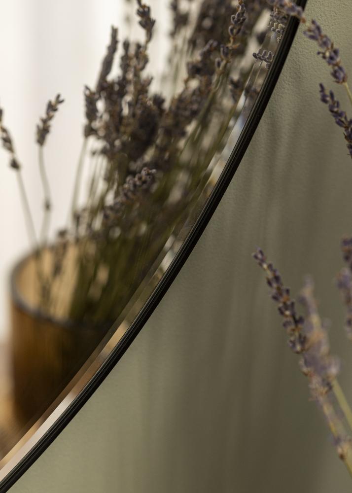 Zrkadlo Prémium Black Circle 80 Ø