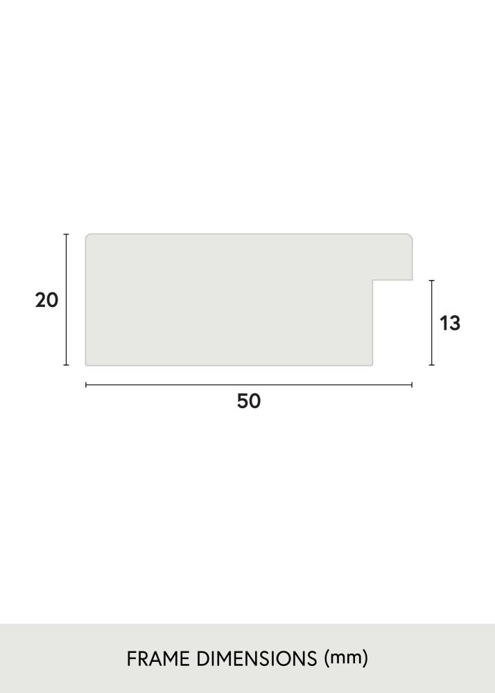 Rám Pembrokeshire Akrylové sklo Biela 20x30 cm