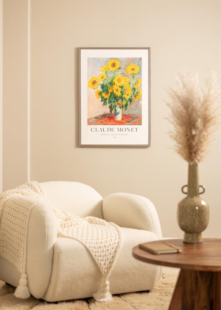 Rám Ares Akrylové sklo Sivá 40x50 cm