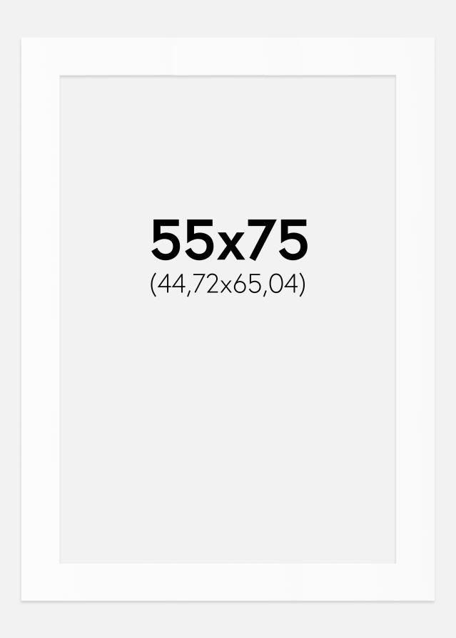 Pasparta Biely Štandard (Biele Jadro) 55x75 cm (44,72x65,04)