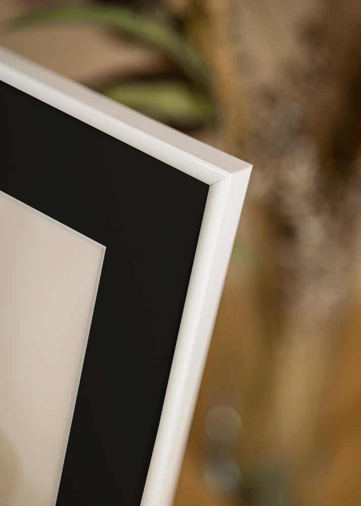 Rám Victoria Biela 13x18 cm - Pasparta Cierna 9x12 cm