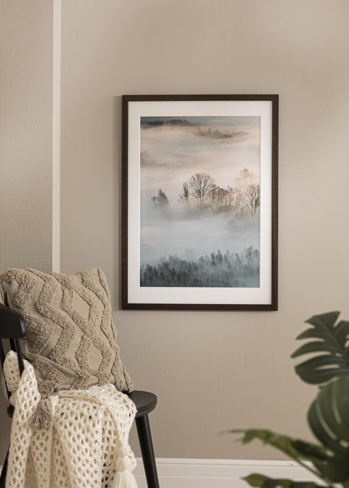 Rám Brown Wood Akrylové sklo 70x100 cm