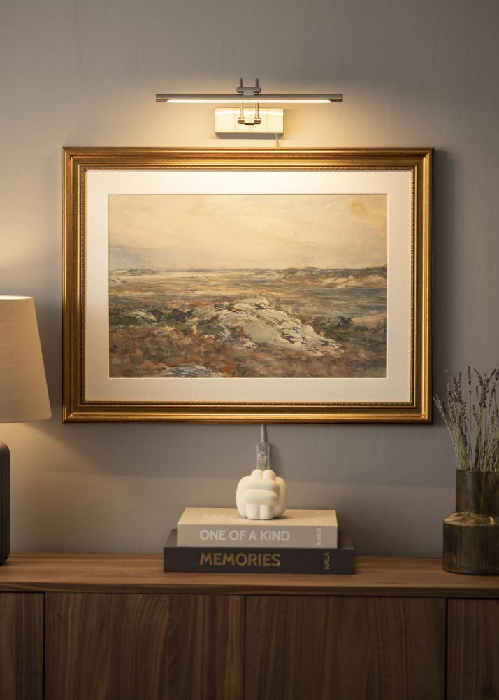 Gunnebo V962 LED obrazové svietidlá 37 cm - Nikel