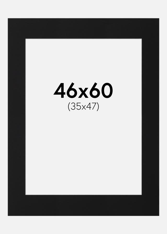 Pasparta Čierny Štandard (Biele Jadro) 46x60 cm (35x47)