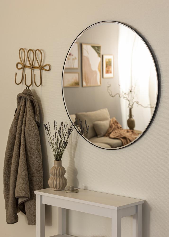 Zrkadlo Prémium Black Circle 80 Ø