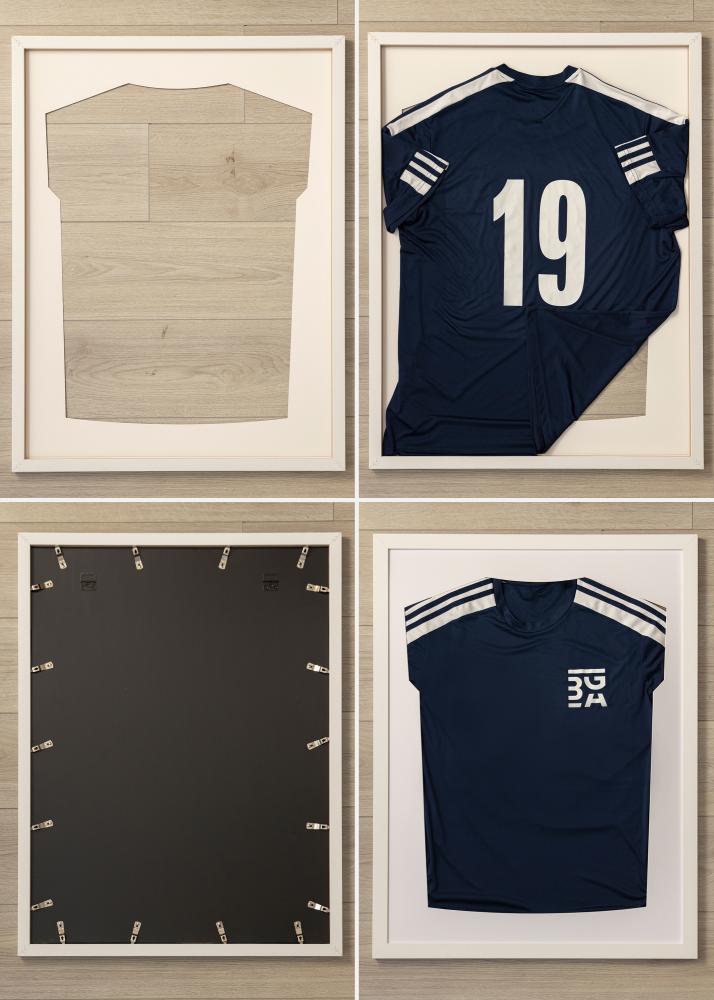 Rám Jersey Box Akrylové sklo Biela 60x80 cm