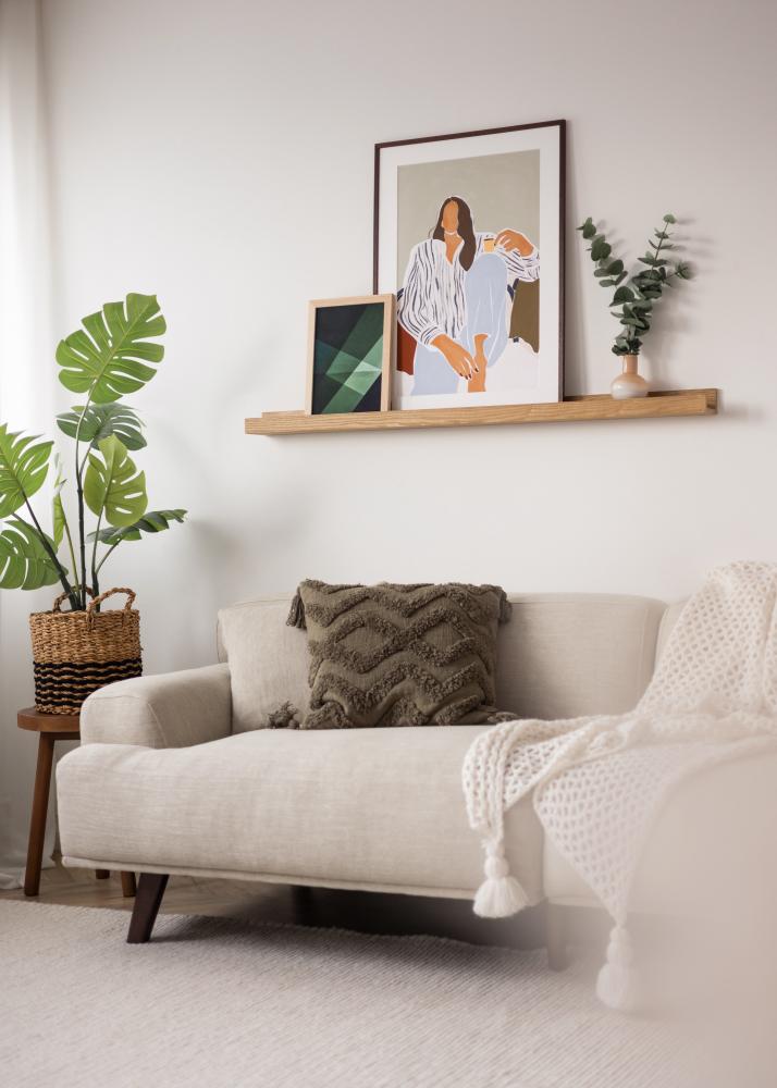 KAILA Polička na obrazy Dub 130 cm