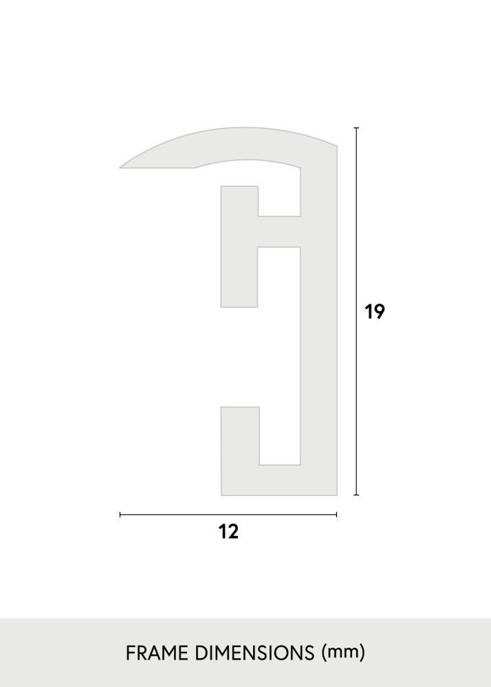 Rám Victoria Akrylové sklo Cierna 70x100 cm