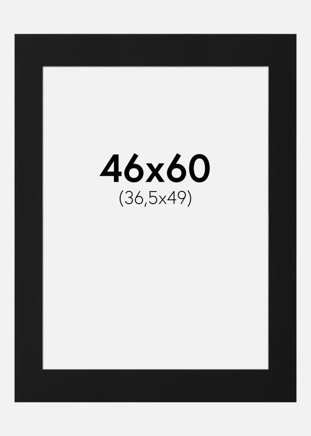 Pasparta Čierny Štandard (Biele Jadro) 46x60 cm (36,5x49)