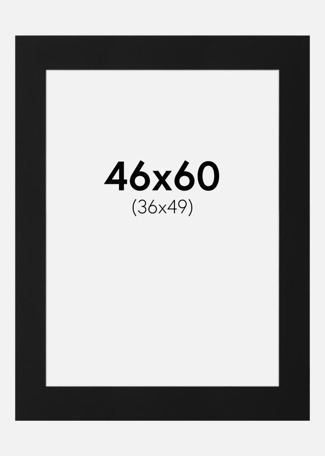 Pasparta Čierny Štandard (Biele Jadro) 46x60 cm (36x49)