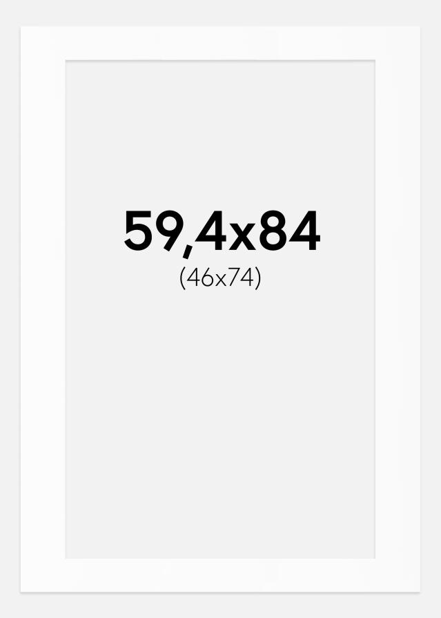 Pasparta Biely Štandard (Biele Jadro) 59,4x84 cm (46x74)