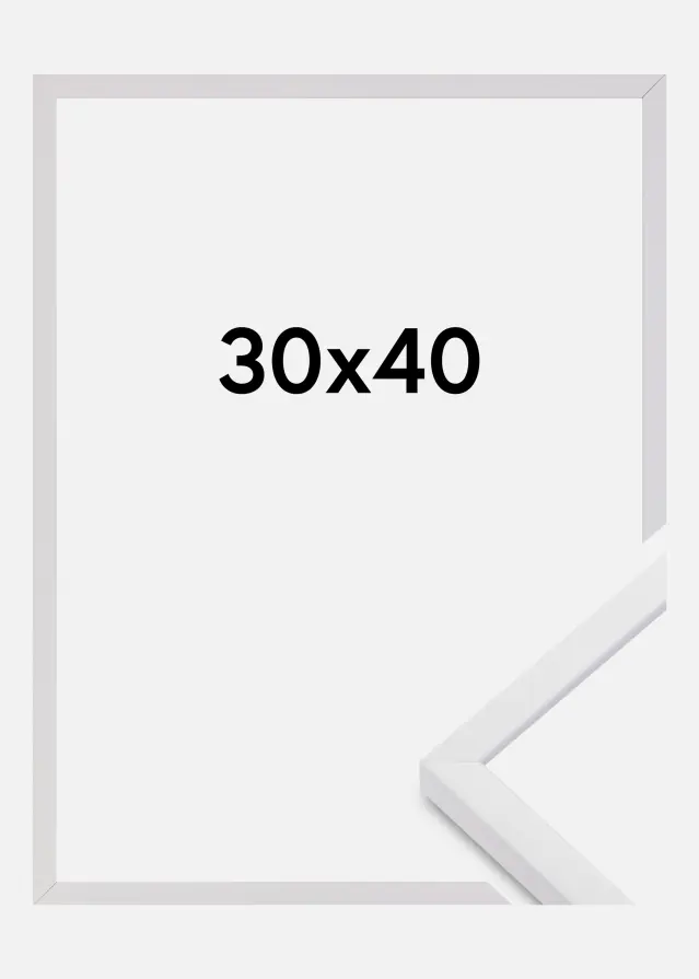 Rám E-Line Akrylové sklo Biela 30x40 cm