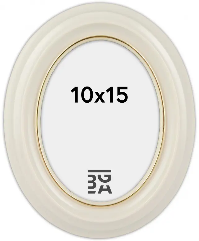 Eiri Mozart Oválny Biela 10x15 cm